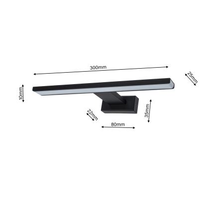 LED Seinavalgusti vannituppa SHINE 1xLED/7W/230V IP44