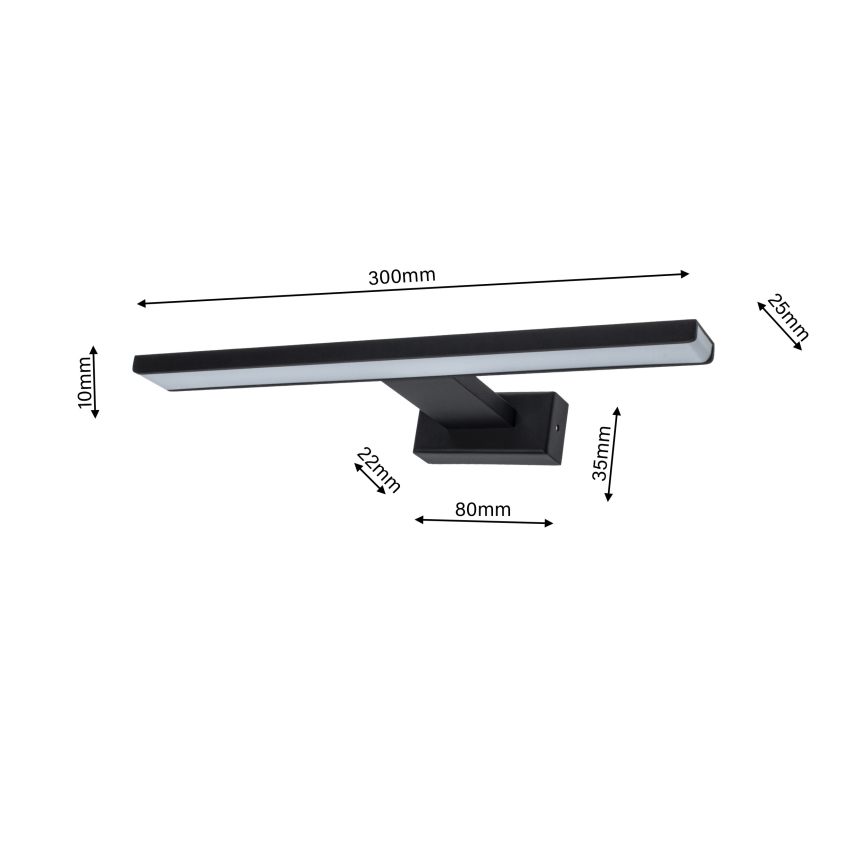 LED Seinavalgusti vannituppa SHINE 1xLED/7W/230V IP44