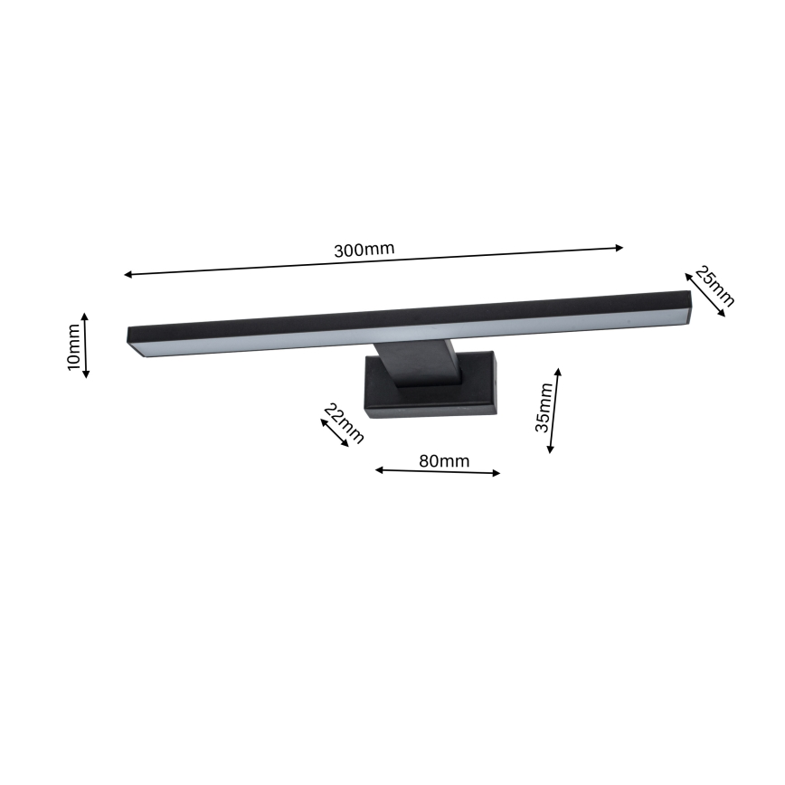 LED Seinavalgusti vannituppa SHINE 1xLED/7W/230V IP44
