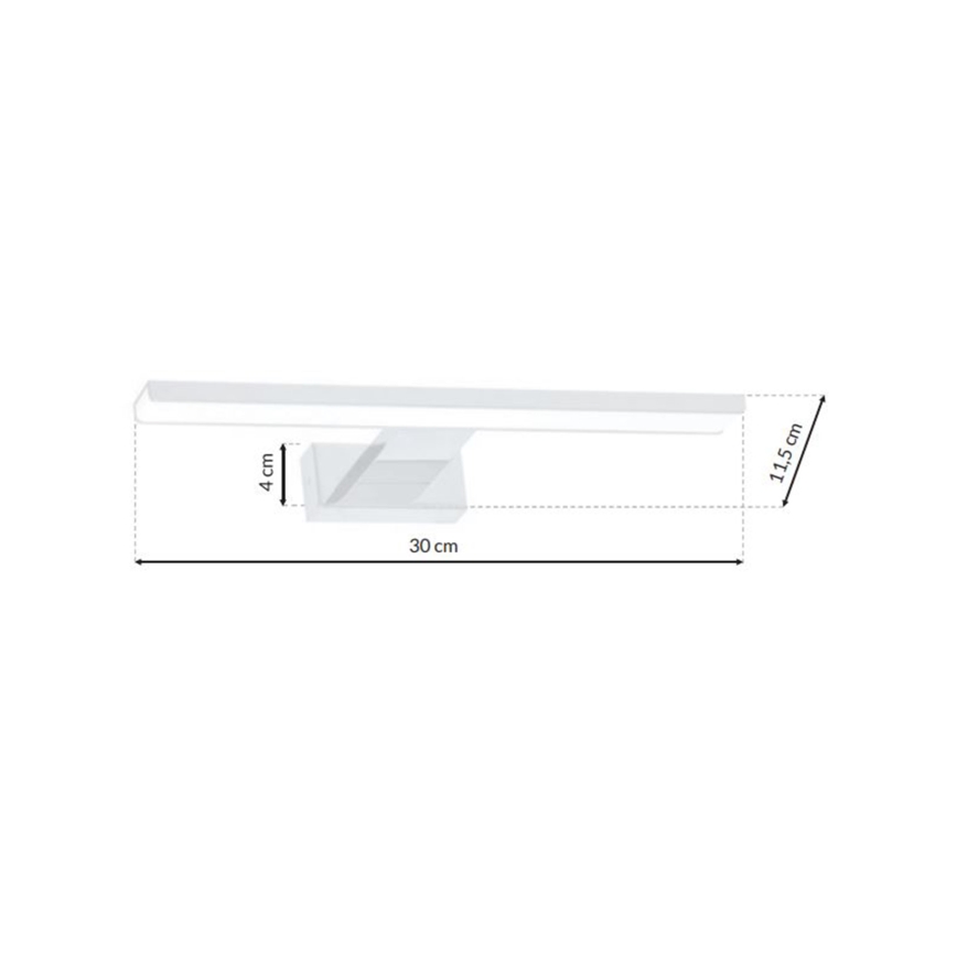 LED-seinavalgusti vannituppa SHINE 1xLED/7W/230V IP44