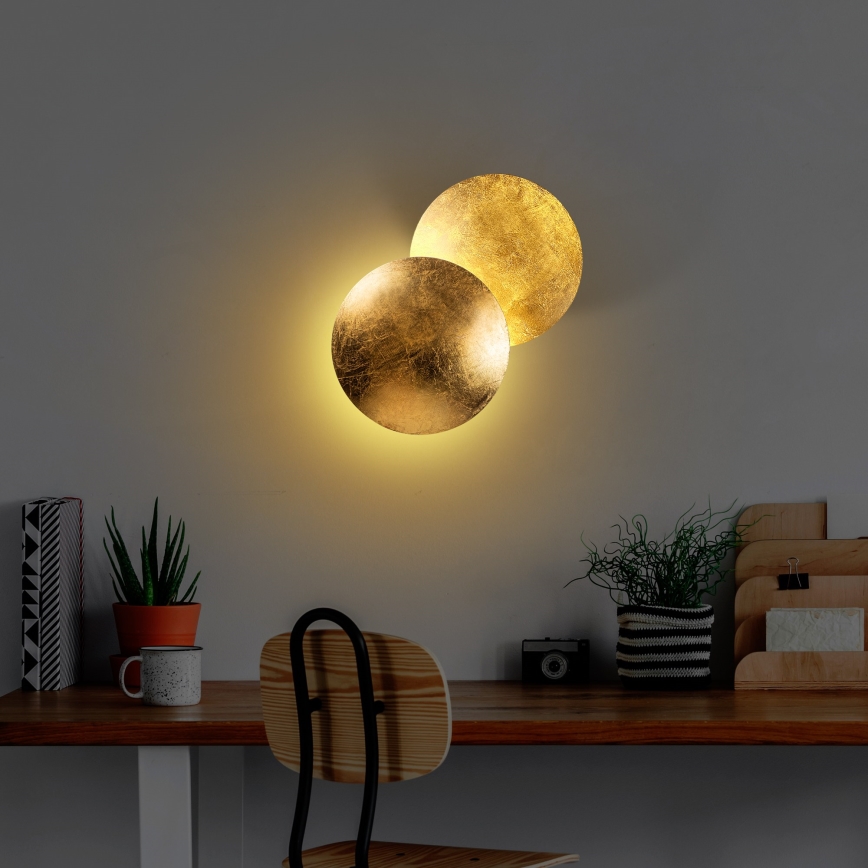 LED Seinavalgusti YOSMA LED/5W/230V 3000K kuldne