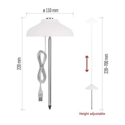 LED siseruumide taimekasvulamp GROW LED/5W/5V
