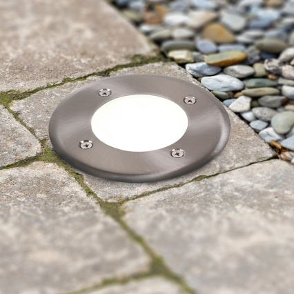 LED sissesõiduteevalgusti MIVO LED/3W/230V d. 12 cm IP67 matt kroom