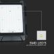 LED Solar prožektor LED/15W/3,7V IP65 4000K must + kaugjuhtimispult
