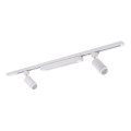 LED-spott siinisüsteemile TRACER 2xGU10/10W/230V + LED/20W 1 m valge