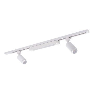 LED-spott siinisüsteemile TRACER 2xGU10/10W/230V + LED/20W 1 m valge