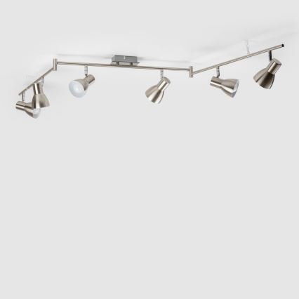 LED spotvalgusti 6xE14/5W/230V mattkroom