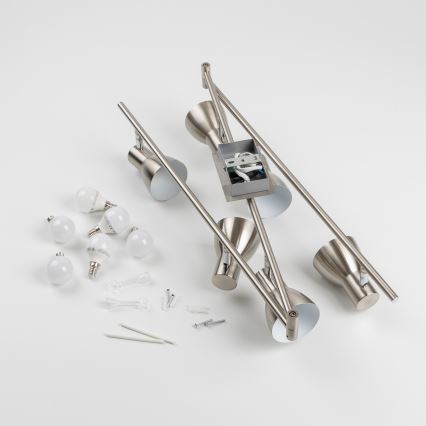 LED spotvalgusti 6xE14/5W/230V mattkroom