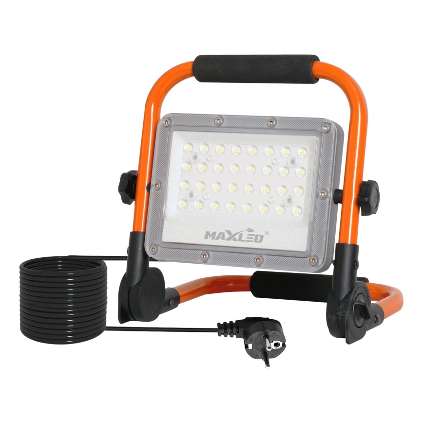 LED Statiiviga prožektor LED/50W/230V 5000K IP65 oranž