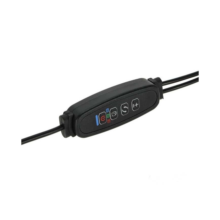 LED reguleeritav painduv lauavalgusti klambriga taimede kasvatamiseks VITARO 2xLED/4W/230V must