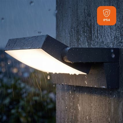 LED hämardatav välisseinale paigaldatav seinavalgusti LED/12/18/24W/230V 3000/4000/6500K IP54 must