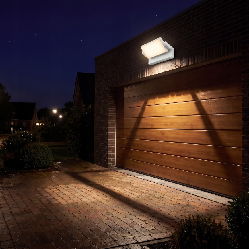 Hämardatav LED-välisseinavalgusti LED/12/18/24W/230V 3000/4000/6500K IP54 valge