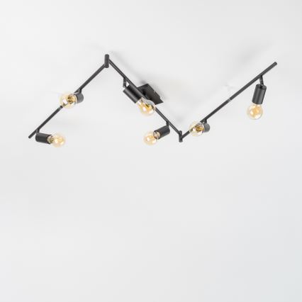 LED suunavalgusti 6xE27/6,5W/230V must