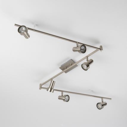 LED suunavalgusti 6xGU10/4,7W/230V mattkroom