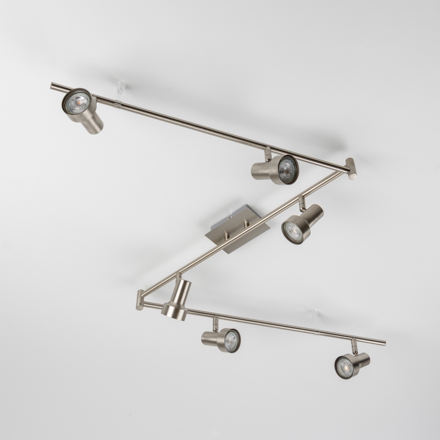 LED suunavalgusti 6xGU10/4,7W/230V mattkroom