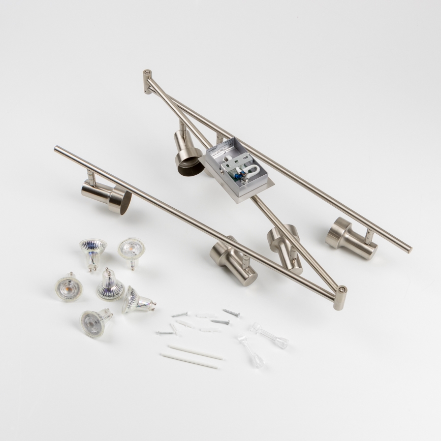 LED suunavalgusti 6xGU10/4,7W/230V mattkroom