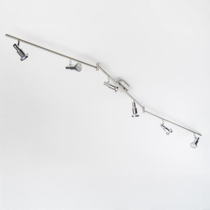 LED suunavalgusti 6xGU10/5W/230V läikiv kroom