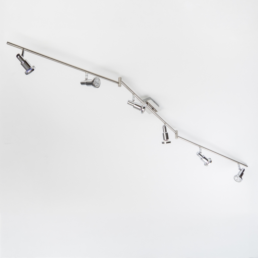 LED suunavalgusti 6xGU10/5W/230V läikiv kroom