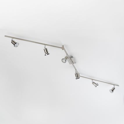 LED suunavalgusti 6xGU10/5W/230V mattkroom