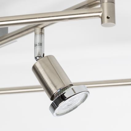 LED suunavalgusti 6xGU10/5W/230V mattkroom