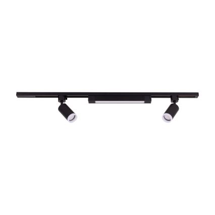 LED-punktvalgusti TRACER liistisüsteemile 2xGU10/10W/230V + LED/20W 1 m must