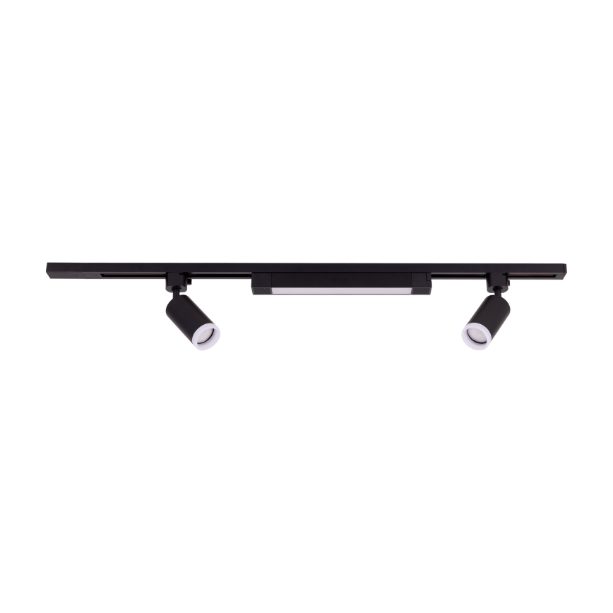 LED-punktvalgusti TRACER liistisüsteemile 2xGU10/10W/230V + LED/20W 1 m must