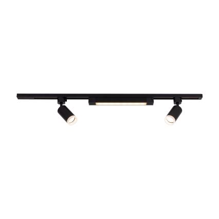 LED-punktvalgusti TRACER liistisüsteemile 2xGU10/10W/230V + LED/20W 1 m must