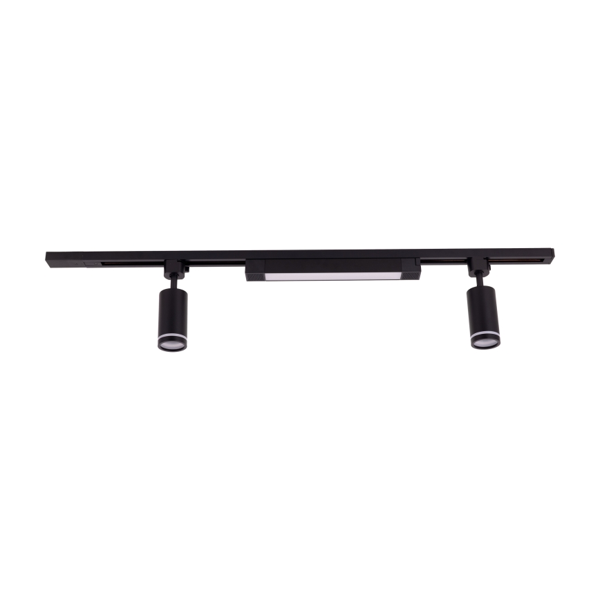 LED-punktvalgusti TRACER liistisüsteemile 2xGU10/10W/230V + LED/20W 1 m must