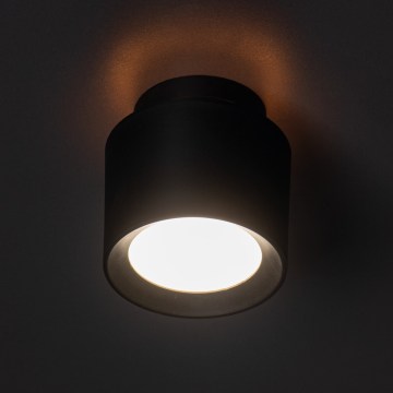 LED suunavalgusti SONOR LED/6W/230V 3000/4000/5700K + LED/1,5W 2200K läbimõõt 9 cm must