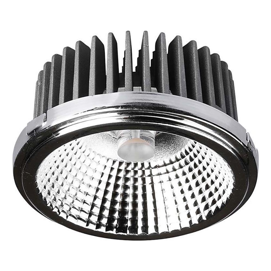 LED Süvistatav kohtvalgusti LED/20W/230V 4000K 40°/20° d. 11 cm läikiv kroom