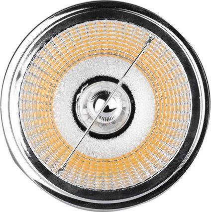 LED Süvistatav kohtvalgusti LED/20W/230V 4000K 40°/20° d. 11 cm läikiv kroom