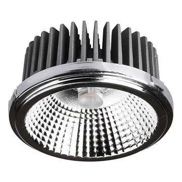LED Süvistatav kohtvalgusti LED/20W/230V 6400K 40°/20° d. 11 cm läikiv kroom