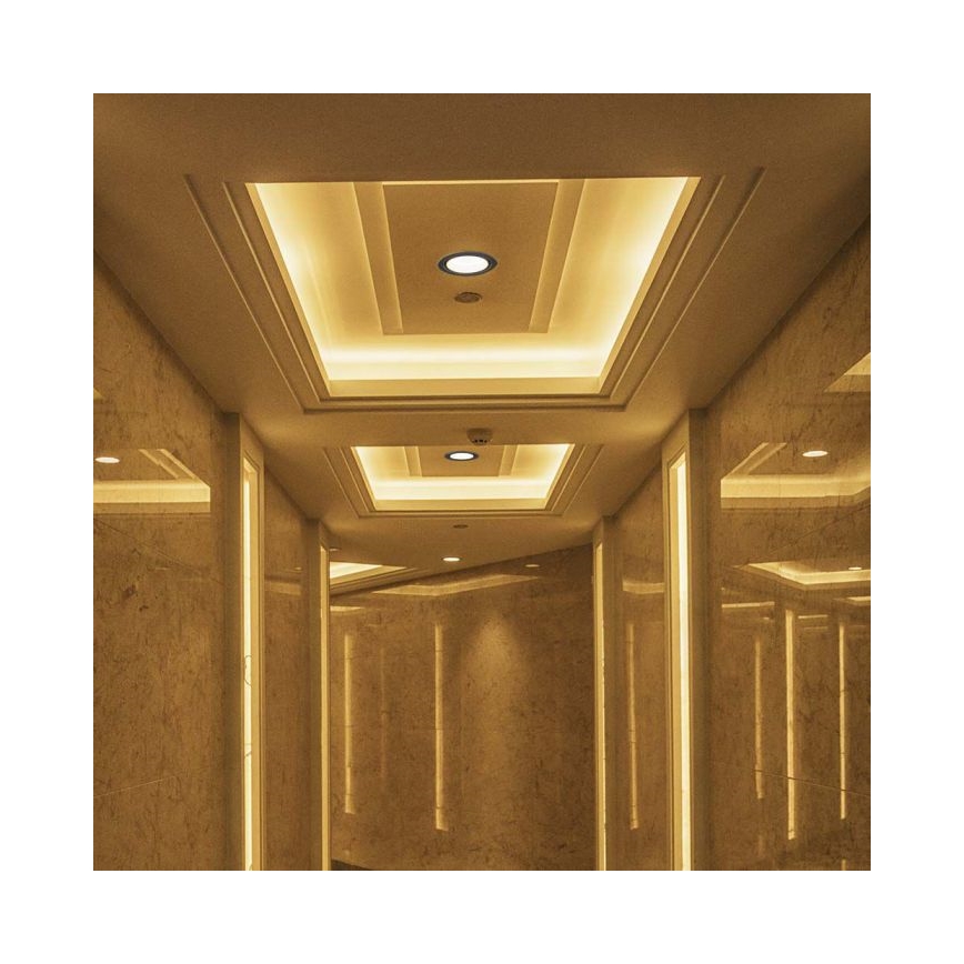 LED Süvistatav kohtvalgusti LED/28W/230V 3000/4000/6400K d. 20 cm must