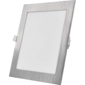 LED süvistatav laelamp NEXXO LED/18W/230V 3000/3500/4000K hõbedane 22,5x22,5 cm