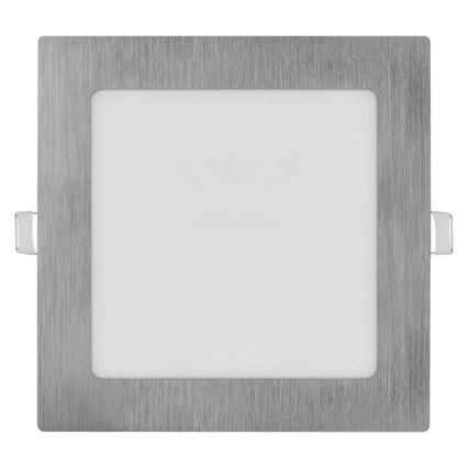 LED-süvistatav laevalgusti NEXXO LED/12,5W/230V 3000/3500/4000K hõbedane 17x17 cm