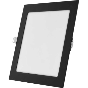 LED süvistatav laevalgusti NEXXO LED/18W/230V 3000/3500/4000K must 22,5 x 22,5 cm