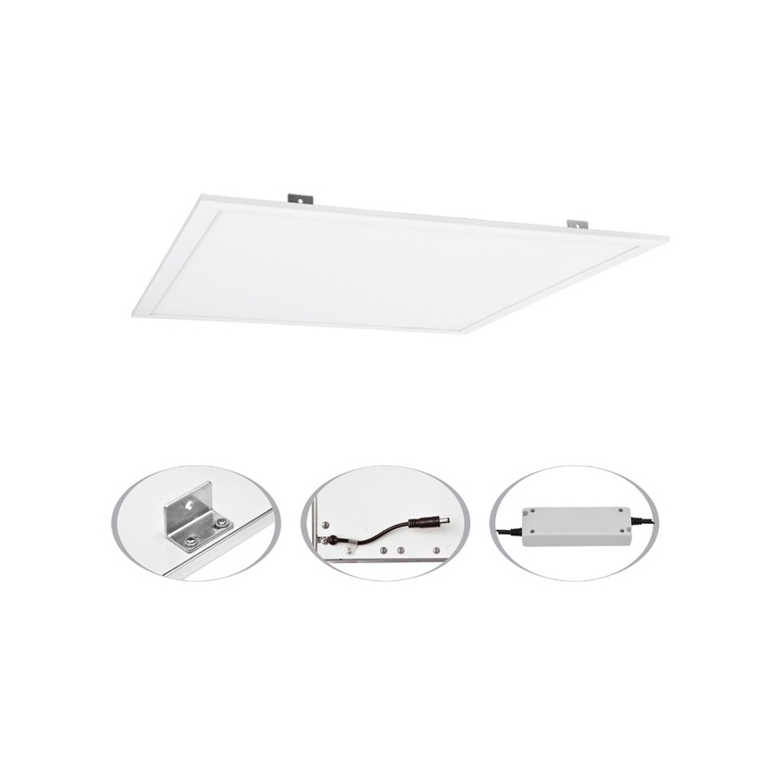 LED Süvistatav mikroprismaatiline paneel ZEUS LED/45W/230V 4,000K