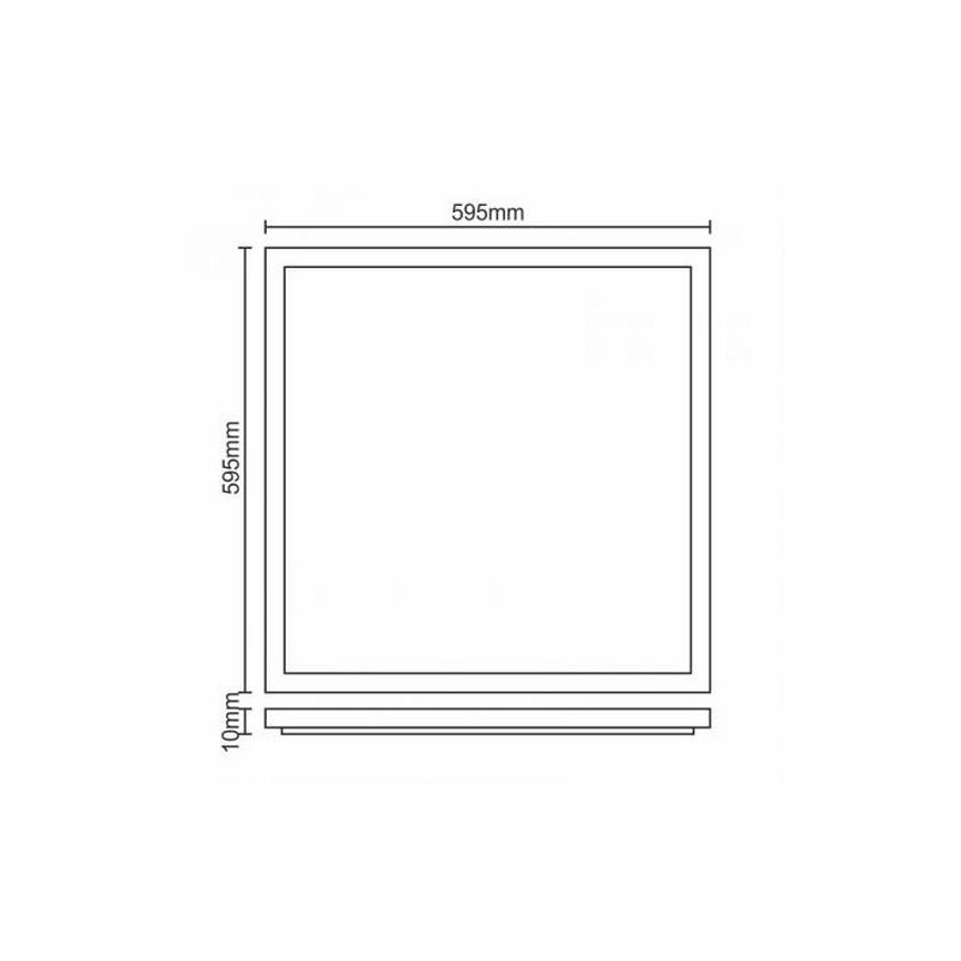 LED Süvistatav valguspaneel LED/40W/230V 4500K