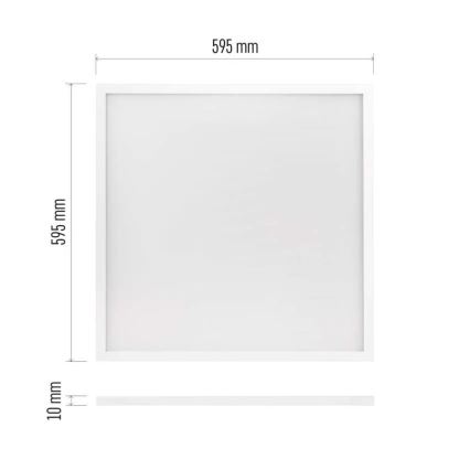LED Süvistatav valguspaneel PROXO LED/33W/230V 4000K 60x60 cm valge