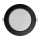 LED Süvistatav valgusti CIRCLE LED/12W/230V 4000K d. 17 cm must