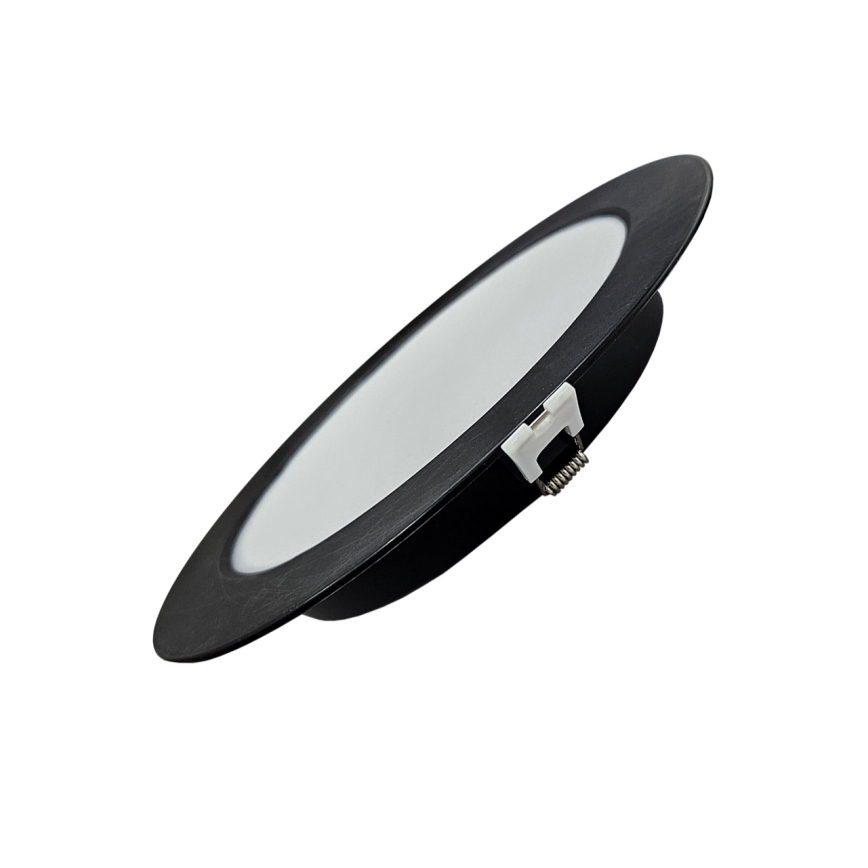 LED Süvistatav valgusti CIRCLE LED/18W/230V 4000K d. 22 cm must
