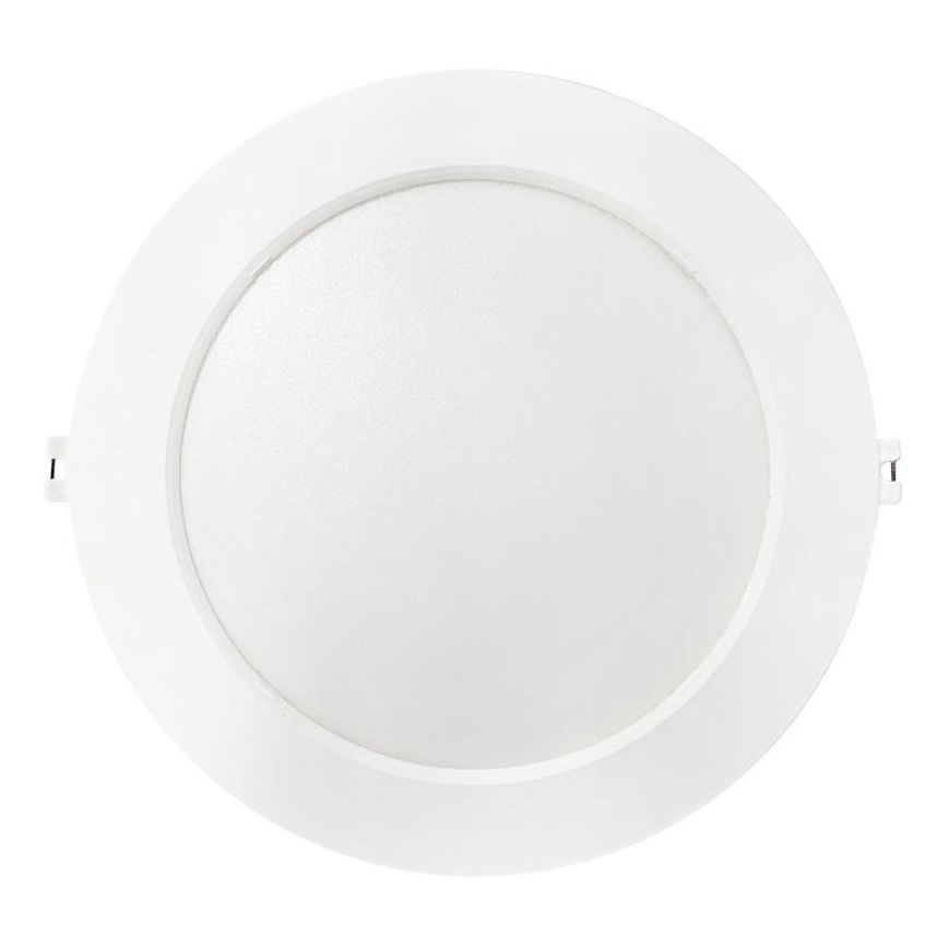 LED Süvistatav valgusti CIRCLE LED/18W/230V 4000K d. 22 cm valge
