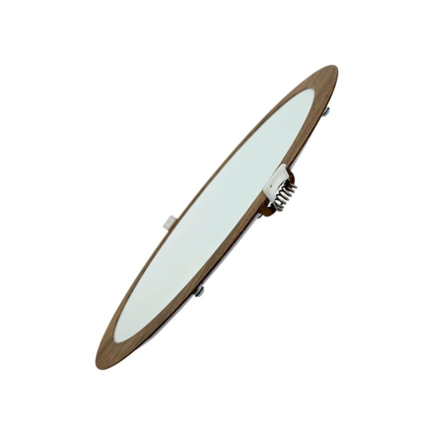 LED Süvistatav valgusti CIRCLE LED/24W/230V 4200K d. 29,6 cm pruun