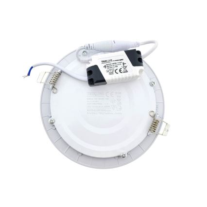 LED Süvistatav valgusti CIRCLE LED/9W/230V 6500K d. 14,5 cm valge
