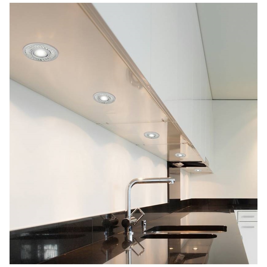 LED Süvistatav valgusti EYE 1xGU10/50W + LED/3W/230V