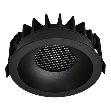 LED Süvistatav valgusti LED/12W/230V 3000/4000/6400K ø 8,6 cm must