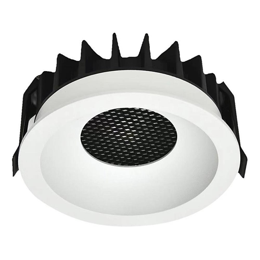 LED Süvistatav valgusti LED/12W/230V 3000/4000/6400K ø 8,6 cm valge