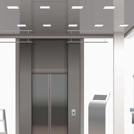 LED Süvistatav valgusti LED/12W/230V 3000K