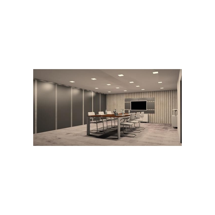 LED Süvistatav valgusti LED/12W/230V