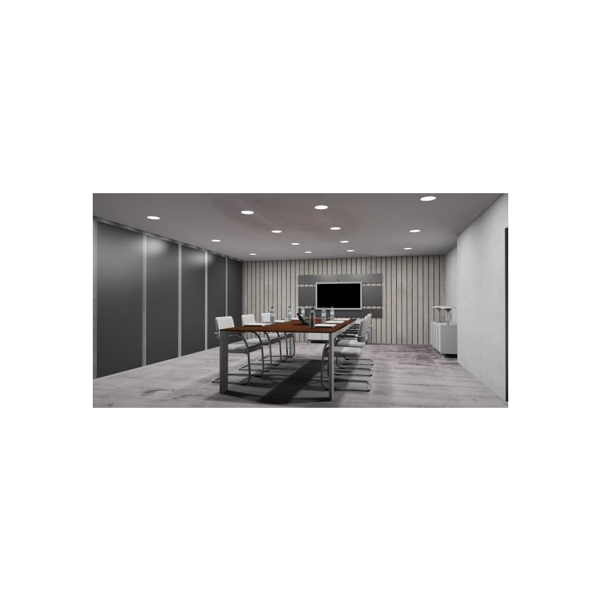 LED Süvistatav valgusti LED/12W/230V